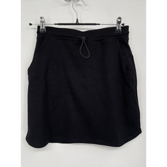 SUNDRY Sunday Short Drawstring Skirt Black Cotton Modal Size1‎ - Picture 1 of 6